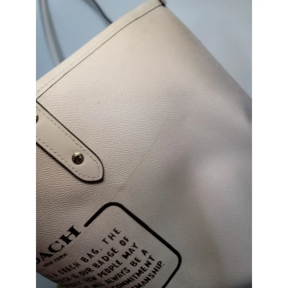 Coach Signature Watermelon Print Reversible Tote